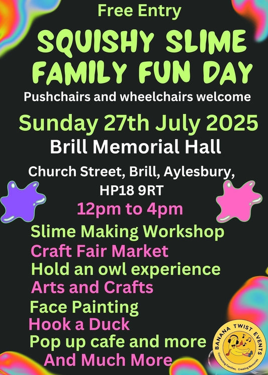 Squishy Slime Family Fun Day - 27th July