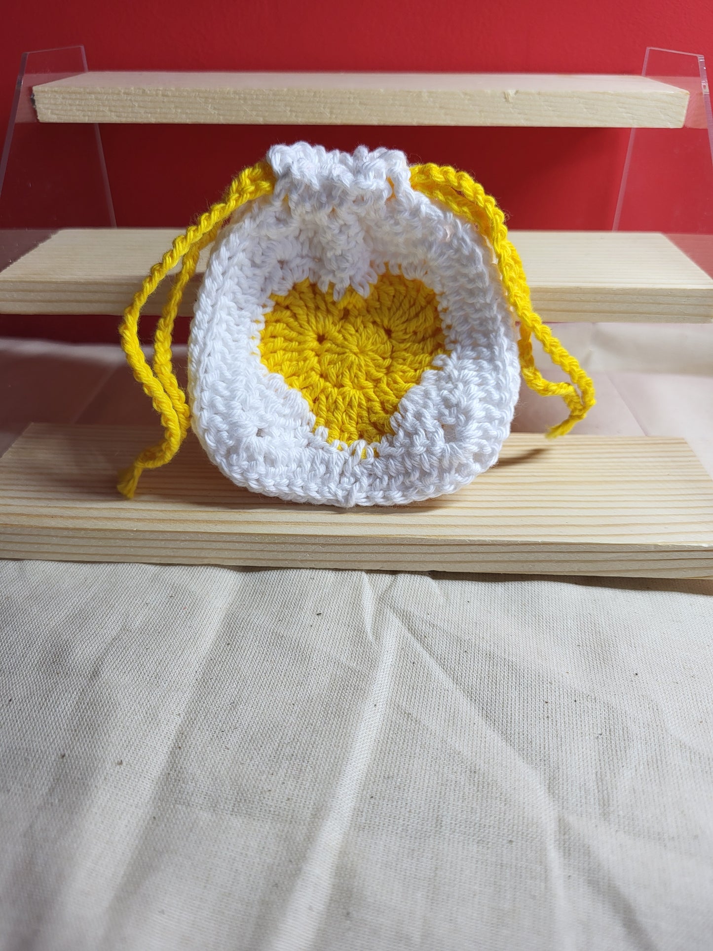 Heart Granny Square Pouch