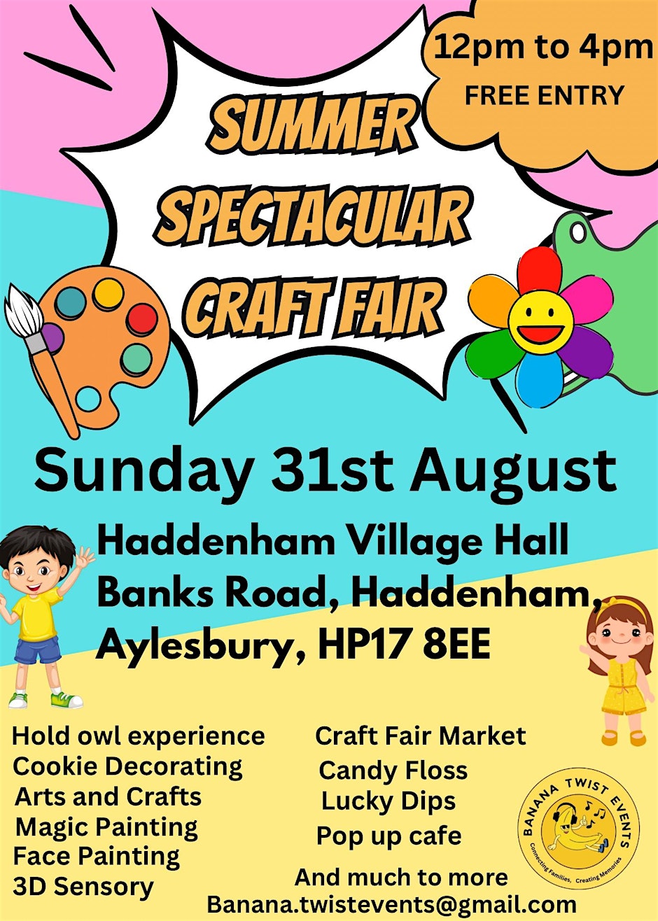 Summer Family Fun Day - Haddenham on 31st August