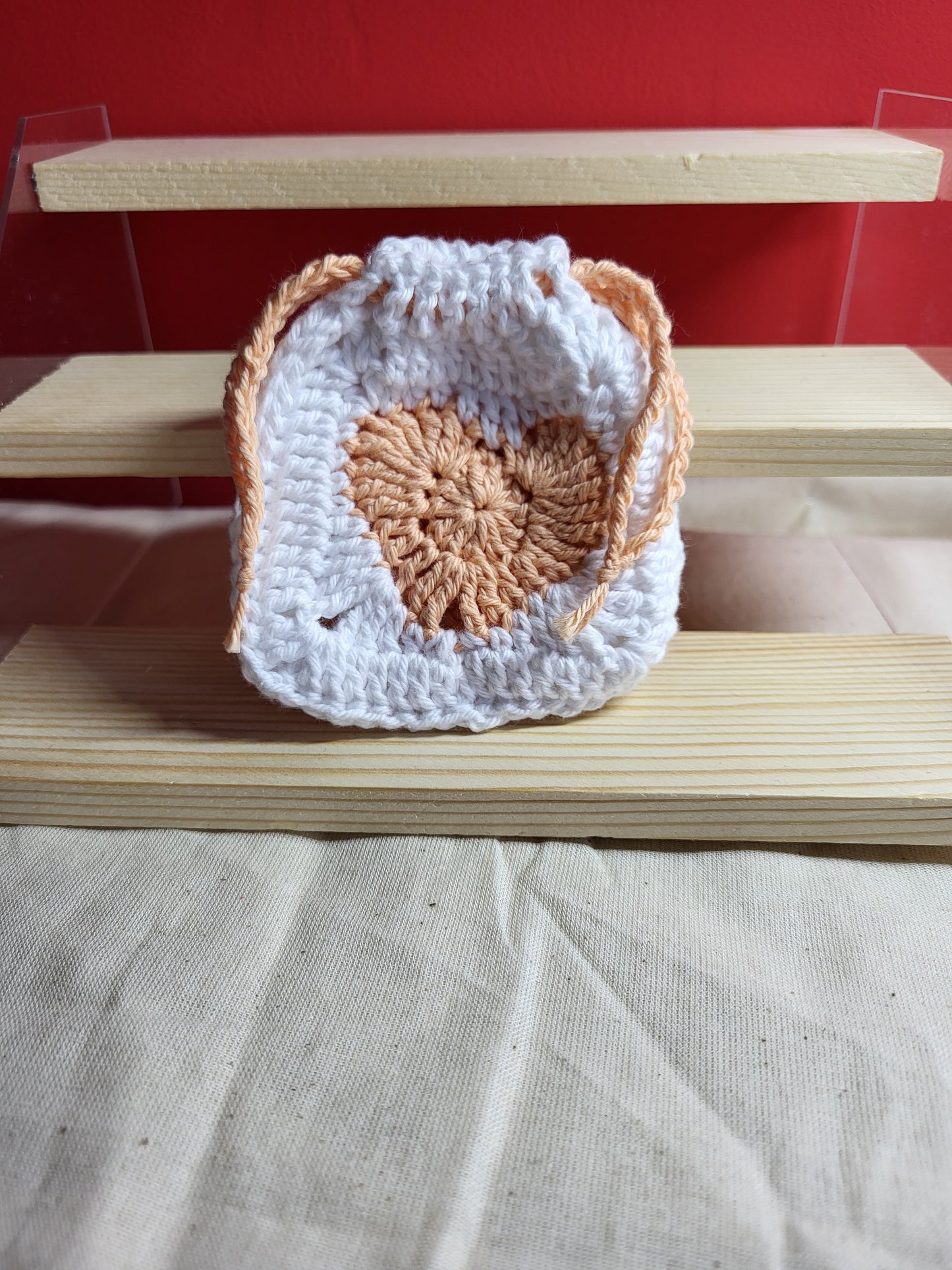 Heart Granny Square Pouch